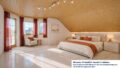 Schlafzimmer DG mit KI eingerichtet