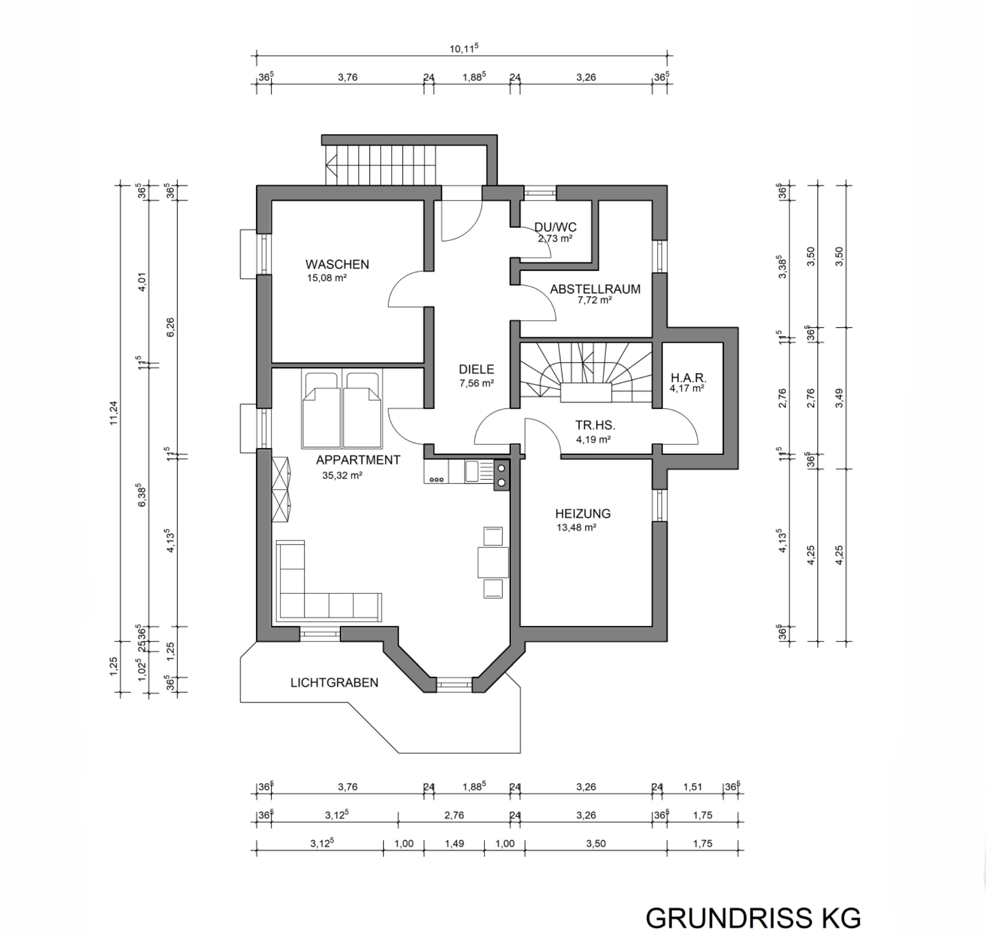 KG Grundriss