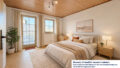 Schlafzimmer EG mit KI eingerichtet